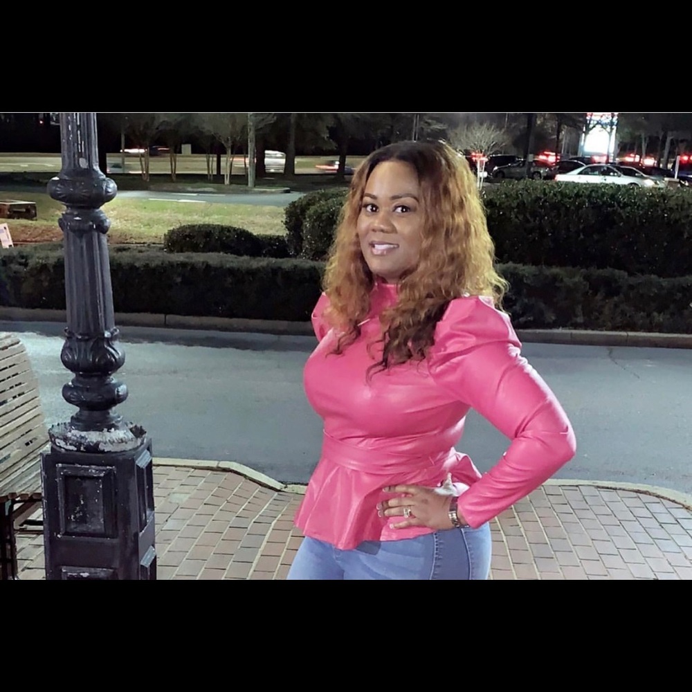 Hot Pink Faux Top